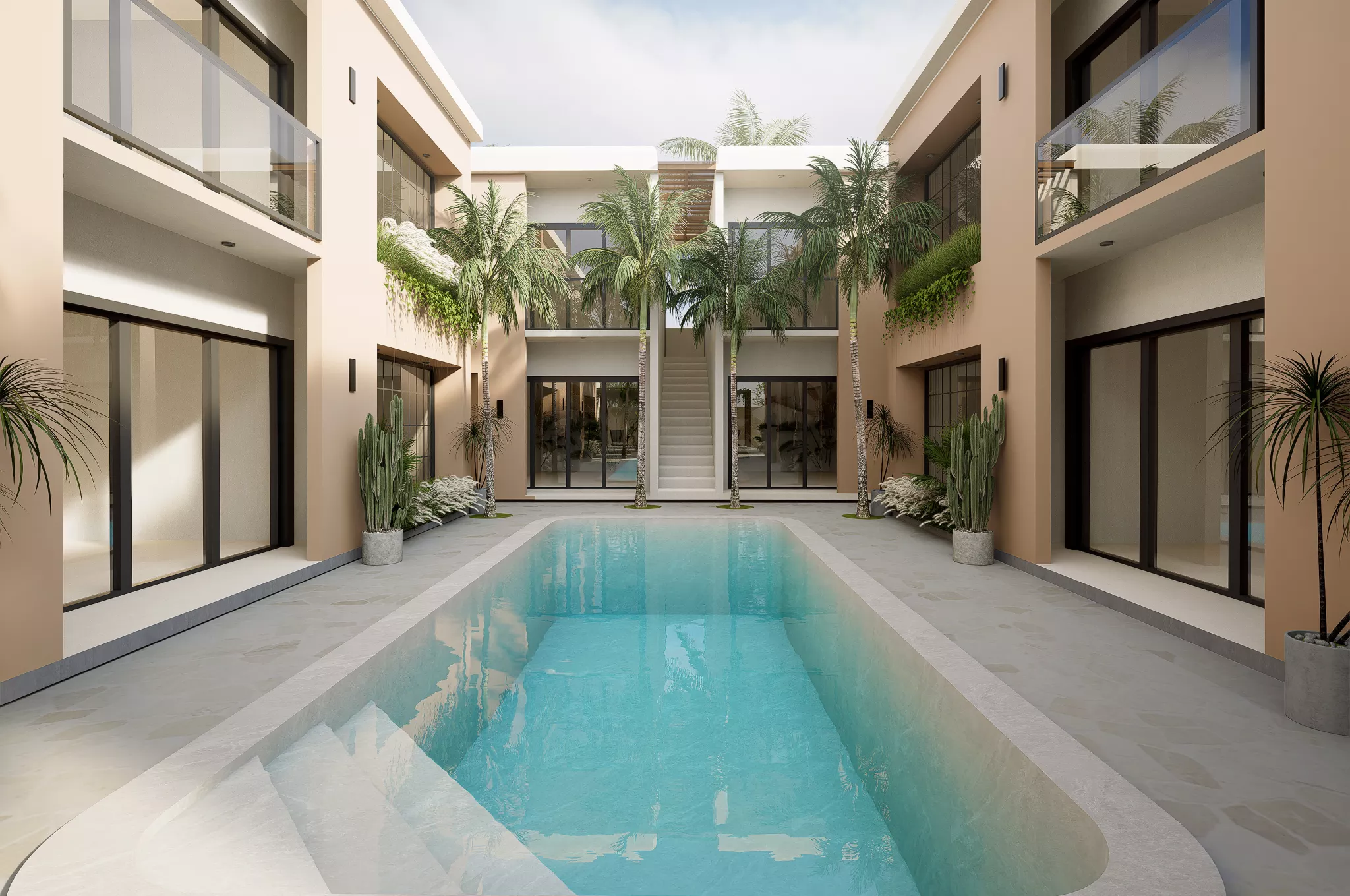 MODERN 1/2 BEDROOM APARTMENT FOR SALE LEASEHOLD IN CEMAGI BE-632 